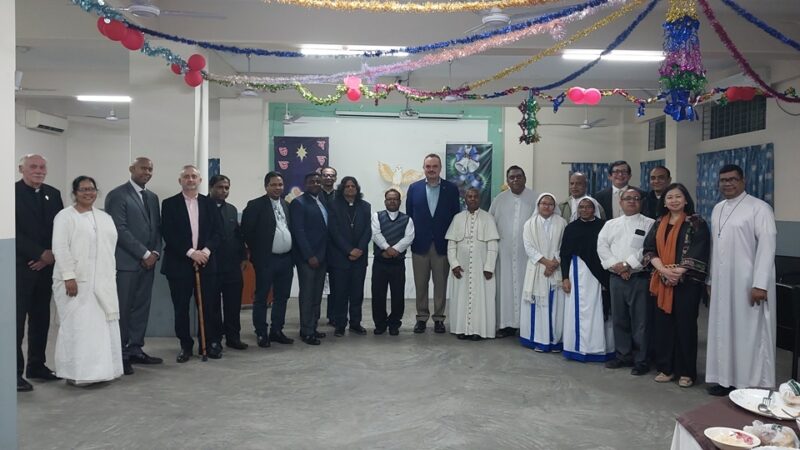 ঢাকার আর্চবিশপস হাউজে রাষ্ট্রদূতদের নিয়ে বড়দিন পুনর্মিলনী
