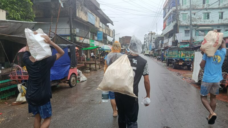 বান্দরবানে সাম্প্রতিক সময়ের ভয়াবহ বন্যা ও ভূমিধস