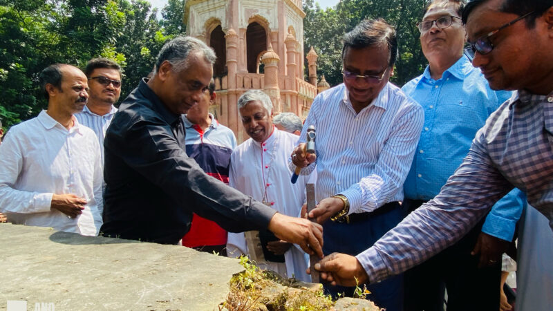 তিনশ’ বছর প্রাচীন ঐতিহাসিক নারিন্দা সিমেট্রি সংরক্ষণে দ্বিতীয় ধাপের সংস্কার কার্যক্রম শুরু